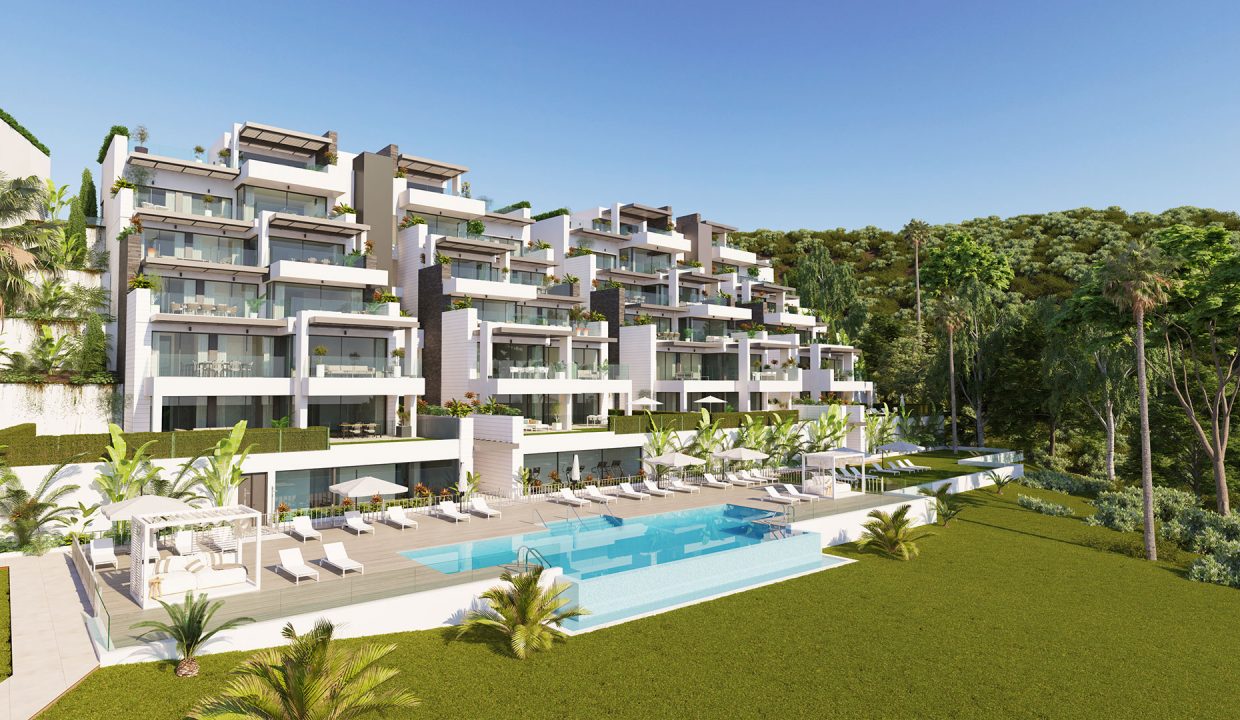 Aqualina · NVOGA Developments piscina lateral